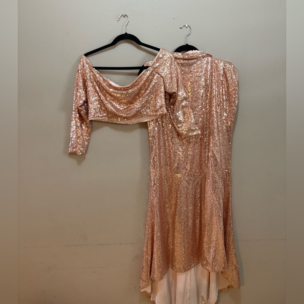 Elegant Sequin Evening Gown